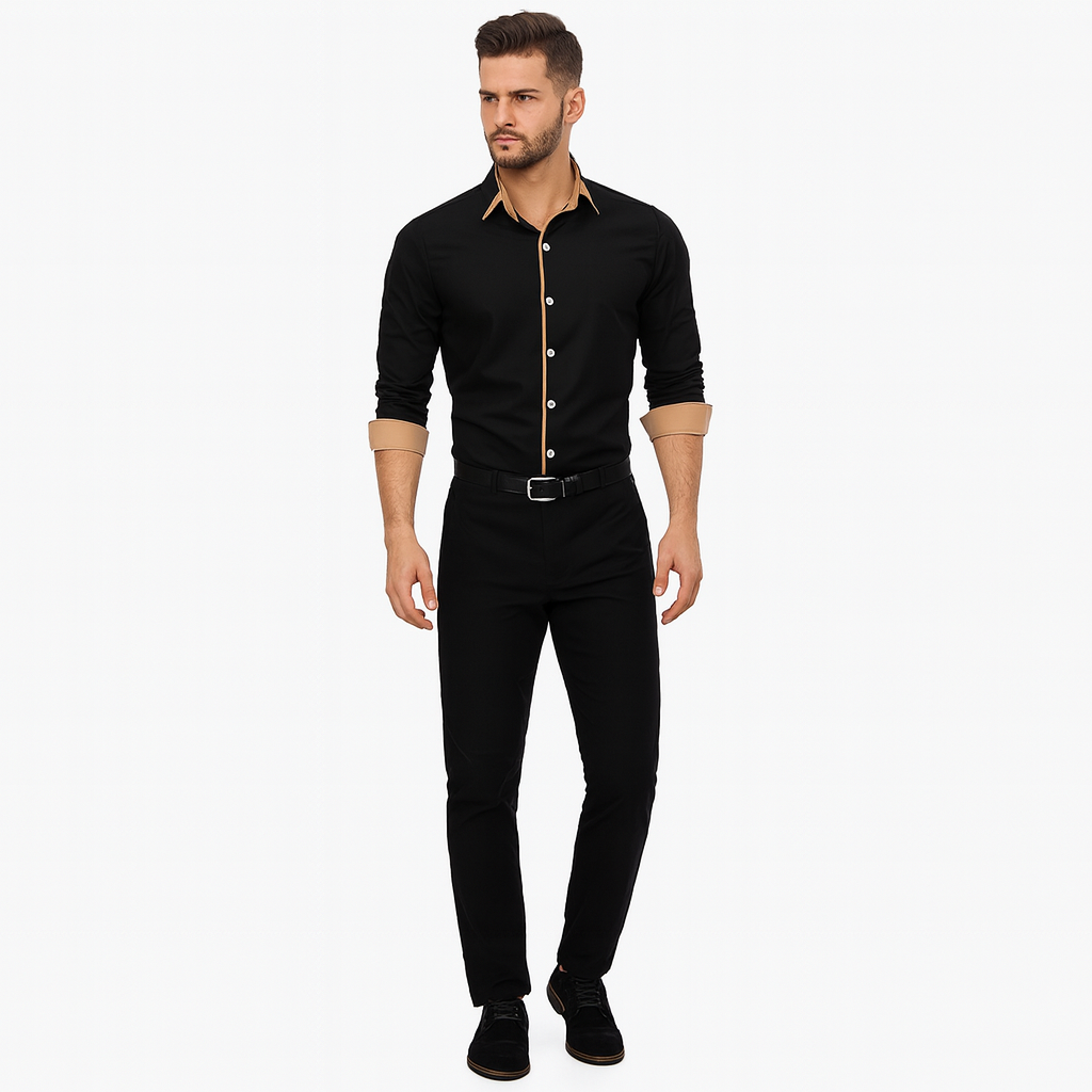 Lightweight Casual Spring Shirt for Men – Relaxed Fit Button-Down