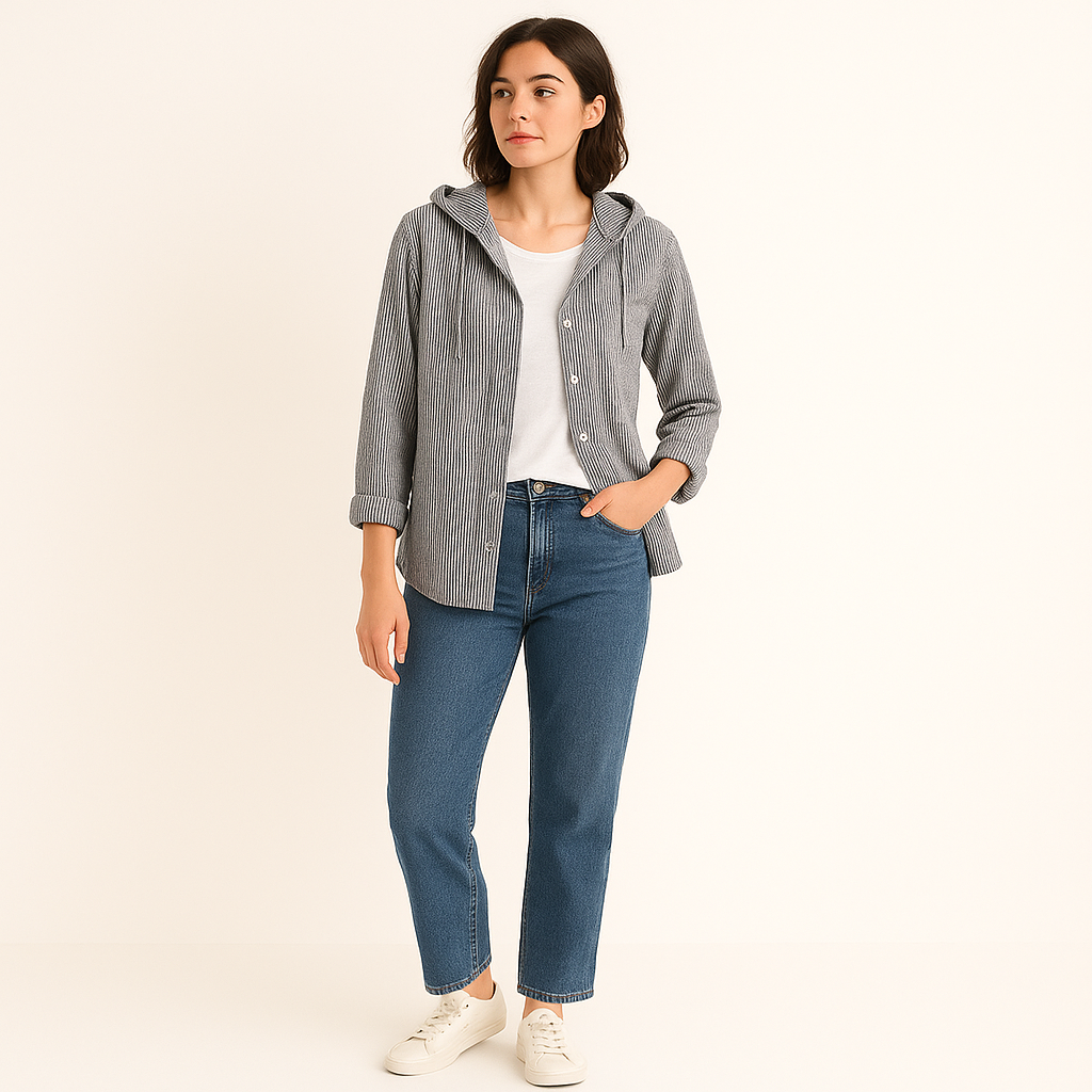 Hooded Linen Shirt – Lightweight & Breathable Casual Top