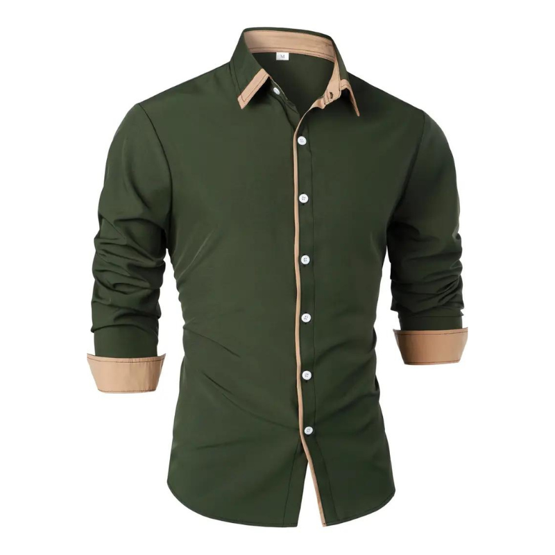 Lightweight Casual Spring Shirt for Men – Relaxed Fit Button-Down