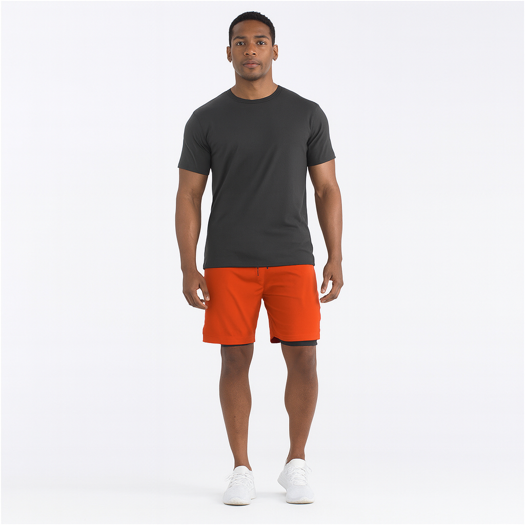 Lightweight 2-in-1 Running Shorts for Men with Phone Pocket
