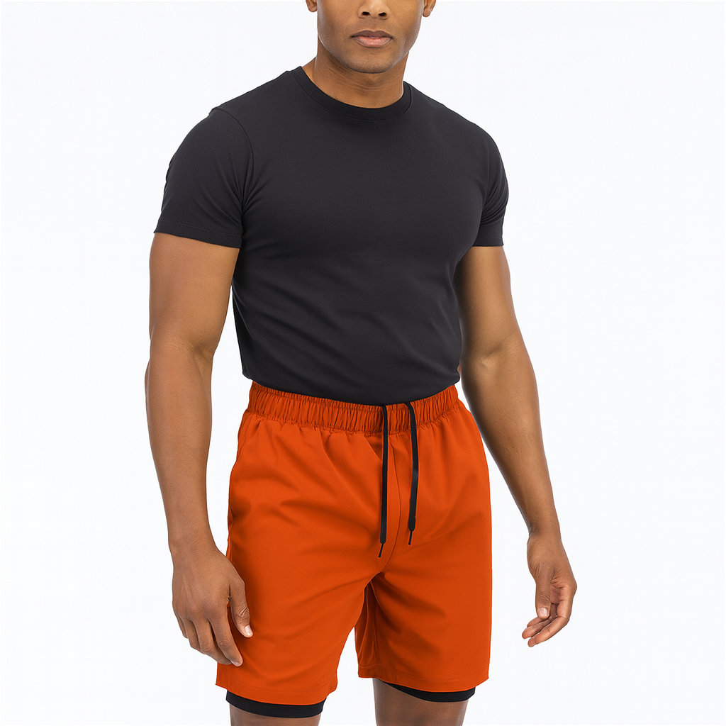 Lightweight 2-in-1 Running Shorts for Men with Phone Pocket